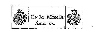 CARLO MICELLI ANNO 19