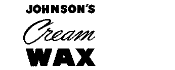 JOHNSON'S CREAM WAX