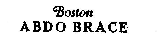 BOSTON ABDO BRACE