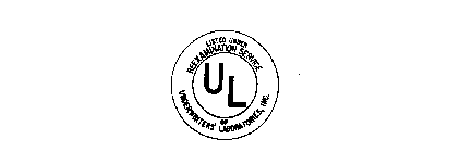 UL LISTED UNDER REEXAMINATION SERVICE OFUNDERWRITERS' LABORATORIES, INC.