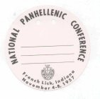 NATIONAL PANHELLENIC CONFERENCE