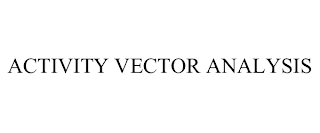 ACTIVITY VECTOR ANALYSIS