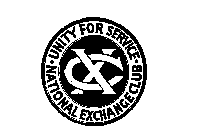XC UNITY FOR SERVICE-NATIONAL EXCHANGE CLUB