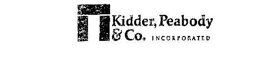 KIDDER, PEABODY & CO. INCORPORATED