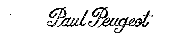 PAUL PEUGEOT
