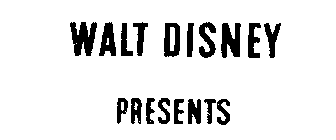 WALT DISNEY PRESENTS