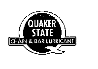 Q QUAKER STATE CHAIN AND BAR LUBRICANT