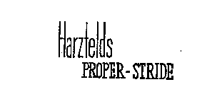 HARZFELDS PROPER-STRIDE