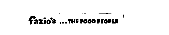FAZIO'S ... THE FOOD PEOPLE