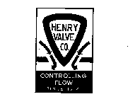 HENRY VALVE CO.  CONTROLLING FLOW SINCE 1914