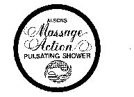 ALSONS MASSAGE ACTION PULSATING SHOWER