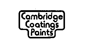 CAMBRIDGE COATINGS PAINTS