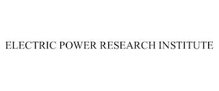 ELECTRIC POWER RESEARCH INSTITUTE