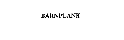 BARNPLANK