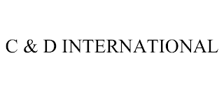 C & D INTERNATIONAL