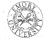 EMORY UNIVERSITY COR PRUDENTIS POSSIDEBIT SCIENTIAM 1836 1915