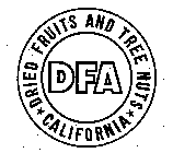 DRIED FRUITS AND TREE NUTS, CALIFORNIA, DFA