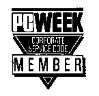 PC WEEK CORPORATE SERVICE CODE MEMBER