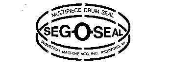 SEG-O-SEAL MULTIPIECE DRUM SEAL INDUSTRIAL MACHINE MFG. INC. RICHMOND, VA.