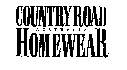 COUNTRY ROAD AUSTRALIA HOMEWEAR