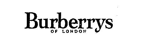 BURBERRYS OF LONDON