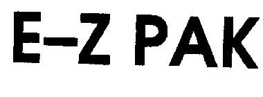 E-Z PAK
