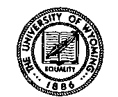 THE UNIVERSITY OF WYOMING EQUALITY 1886