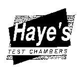 HAYE'S TEST CHAMBERS