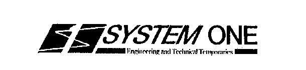 SYSTEM ONE ENGINEERING AND TECHNICAL TEMPORARIES S1