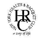 NEW YORK HEALTH & RACQUET CLUB A WAY OF LIFE HRC