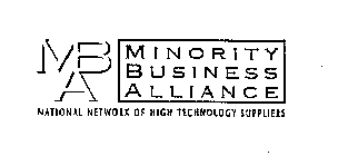 MBA MINORITY BUSINESS ALLIANCE NATIONAL NETWORK OF HIGH TECHNOLOGY SUPPLIERS