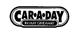 CAR-A-DAY IN MAY GIVEAWAY