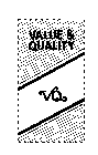 VALUE & QUALITY VQ