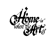 HOME IS WHERE THE ART IS