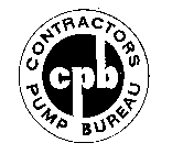 CPB CONTRACTORS PUMP BUREAU