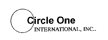 CIRCLE ONE INTERNATIONAL, INC.