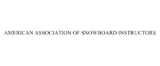 AMERICAN ASSOCIATION OF SNOWBOARD INSTRUCTORS