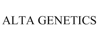 ALTA GENETICS