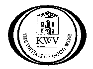 KWV THE INITIALS OF GOOD WINE