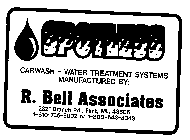 SPOTLESS CARWASH - WATER TREATMENT SYSTEMS MANUFACTURED BY: R BELL ASSOCIATES