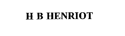 H B HENRIOT
