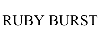 RUBY BURST
