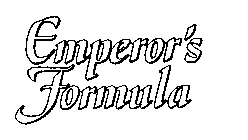 EMPEROR'S FORMULA