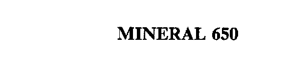 MINERAL 650
