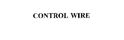 CONTROL WIRE