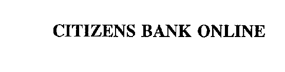 CITIZENS BANK ONLINE