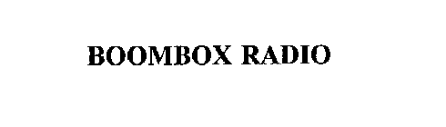 BOOMBOX RADIO