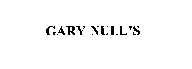 GARY NULL'S