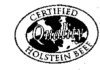 QUALITY CERTIFIED HOLSTEIN BEEF