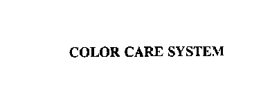 COLOR CARE SYSTEM
